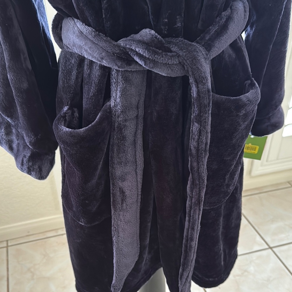 Kate Spade Navy Embroidered Robe - Picture 4 of 14